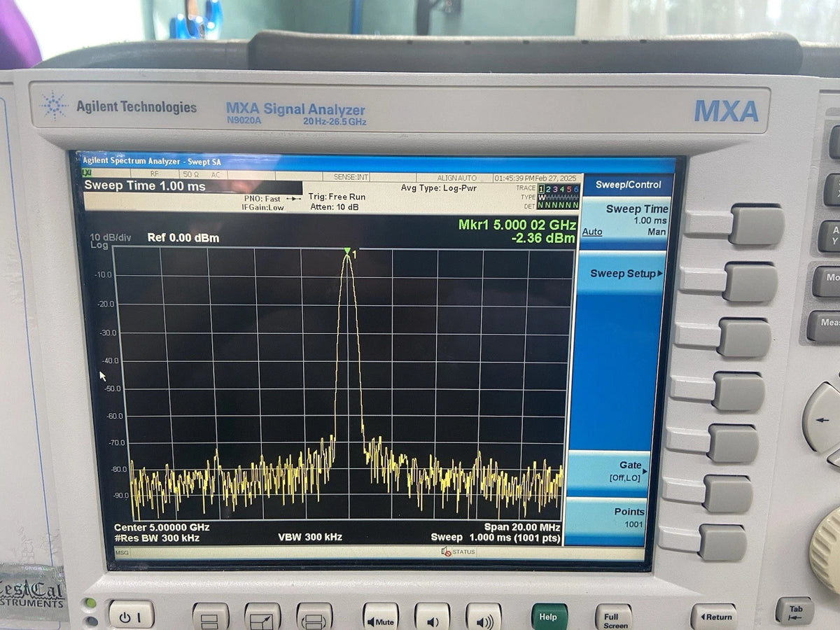 HP 83731A 2-20GHz Synthesized Sweep/CW Signal Generator CAL’d with Option 1E4 1E5