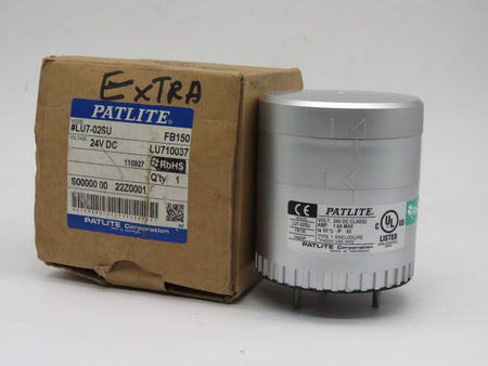 Set of 3 Patlite LU7-02SU Signal Tower Base Module Direct Mount 24V DC