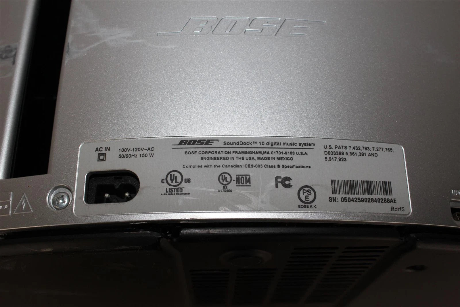 Bose SoundDock 10 Digital Music System - Silve - Free Shipping.