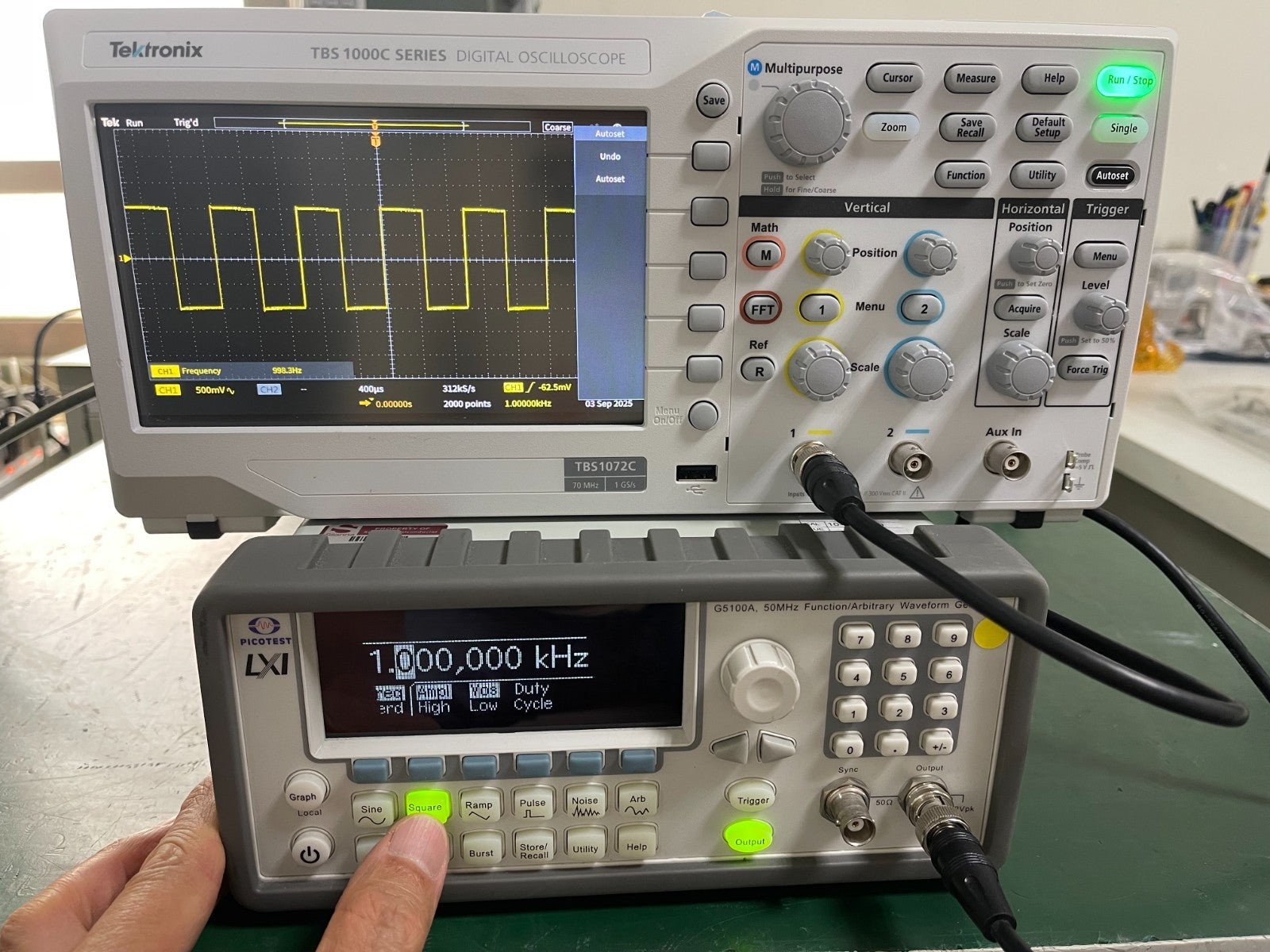 Picotest G5100A - 50MHz Arbitrary Waveform Generator _5073 - XG eqpt