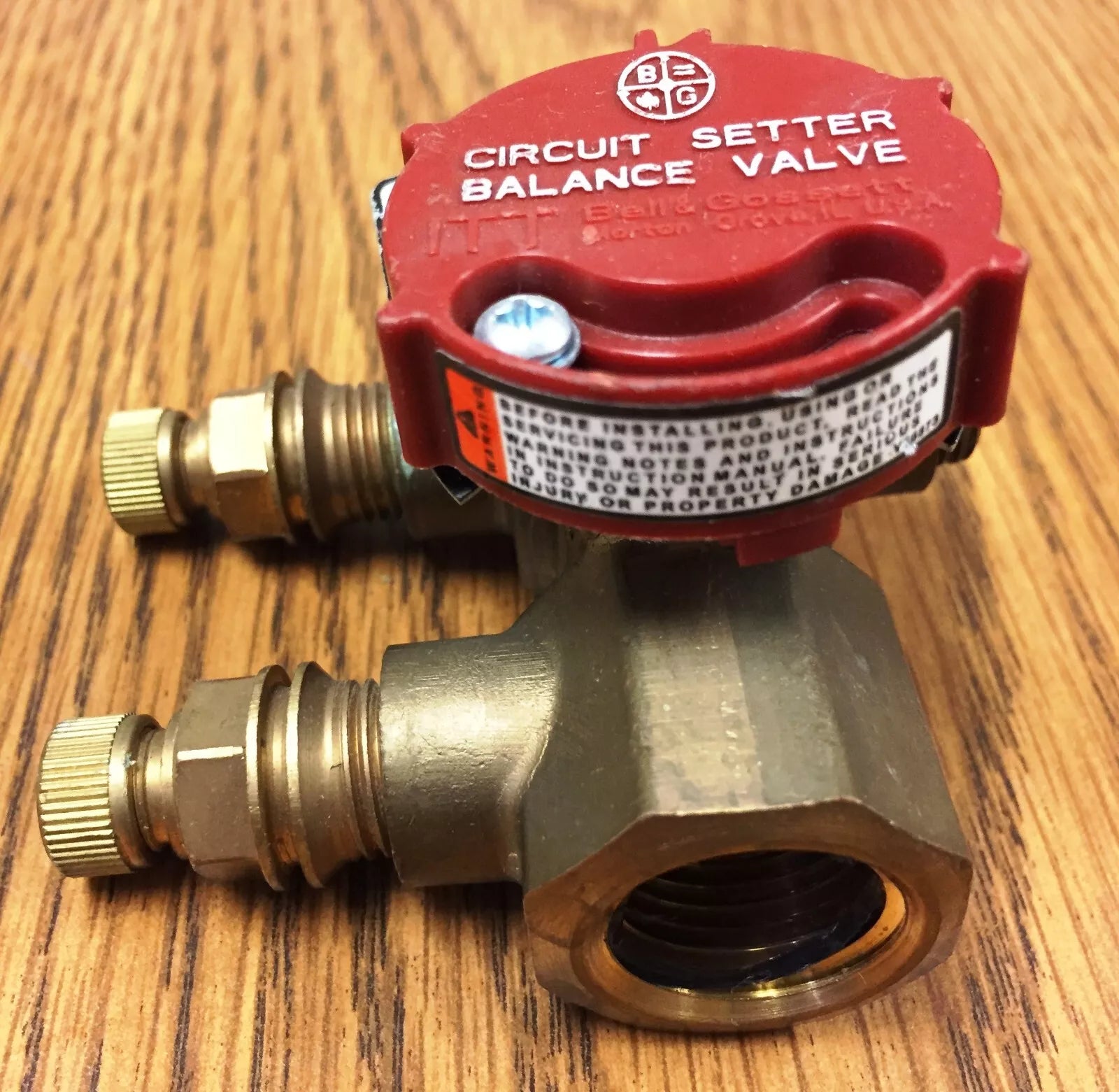 Bell & Gossett 117414LF CB-1/2 Lead-Free Circuit Setter Balance Valve 1/2 NPT