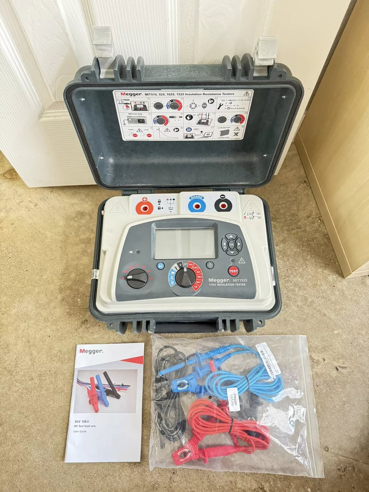 MEGGER MIT1525 15 kV High Voltage Insulation Resistance Tester