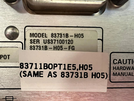 Agilent/Keysight 83711B Synthesized CW Generator 1-20GHz SN US37100120 AS-IS
