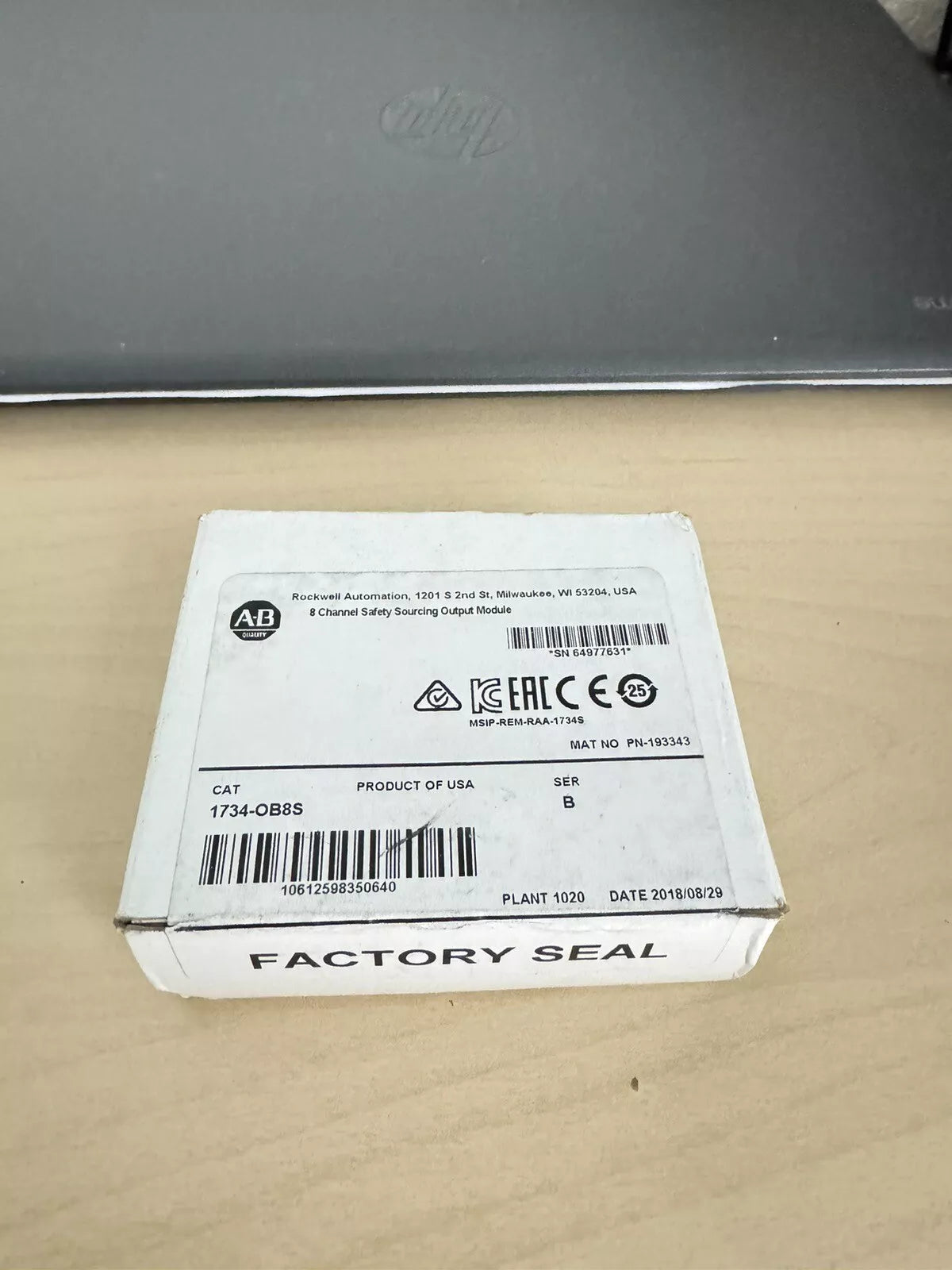Allen Bradley 1734-OB8S Series B Output Module 1734OB8S