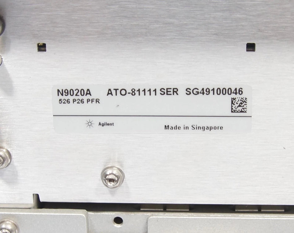 Keysight Agilent N9020A 20 Hz to 26.5 GHz MXA Signal Analyzer w Options