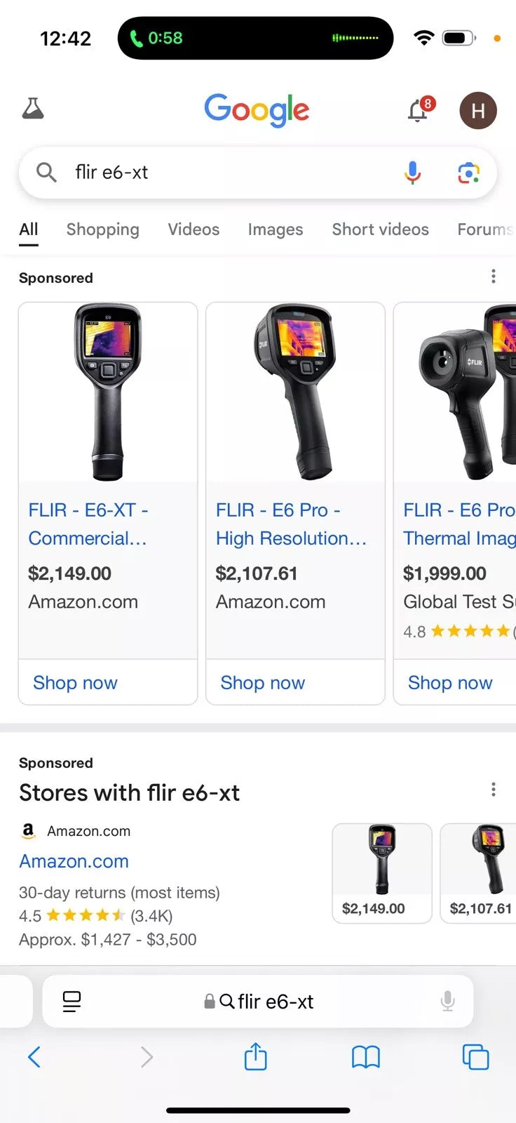FLIR E6-XT IR Infrared Thermal Imager Camera with WiFi