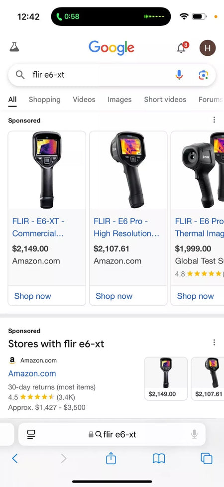 FLIR E6-XT IR Infrared Thermal Imager Camera with WiFi