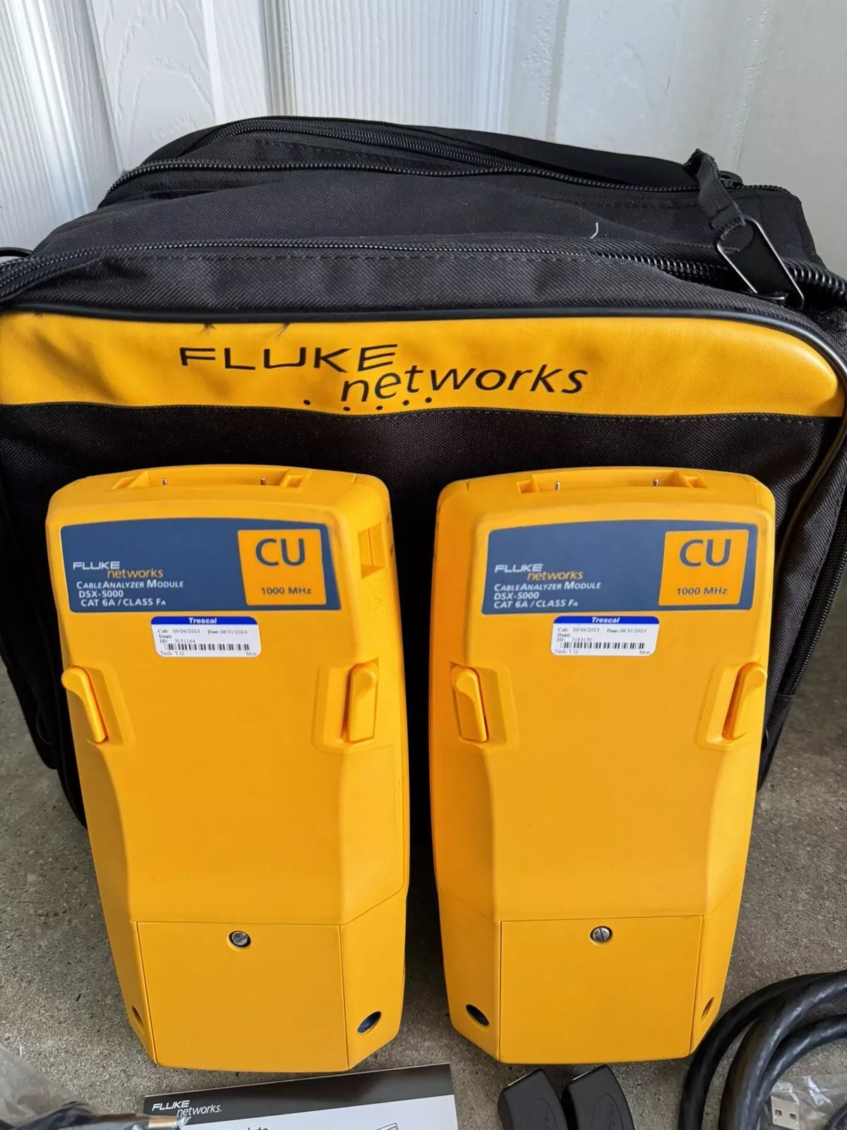 Fluke Networks DSX-5000 Versiv Cat6 LAN Cable Certifier Tester (CAL 2023-2024)