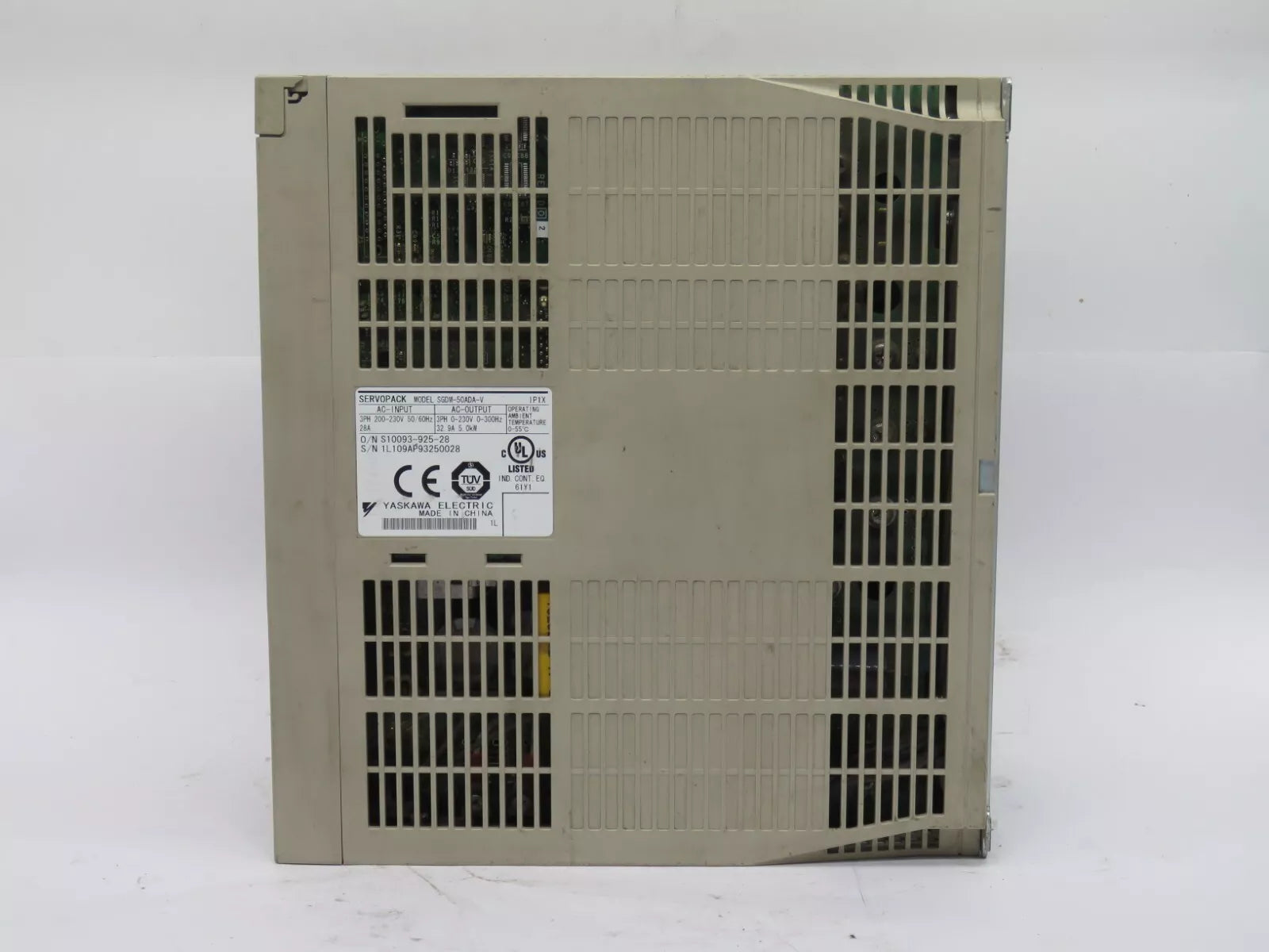 Yaskawa SGDM-50ADA-V Servo Drive 5 Kw USED & TESTED