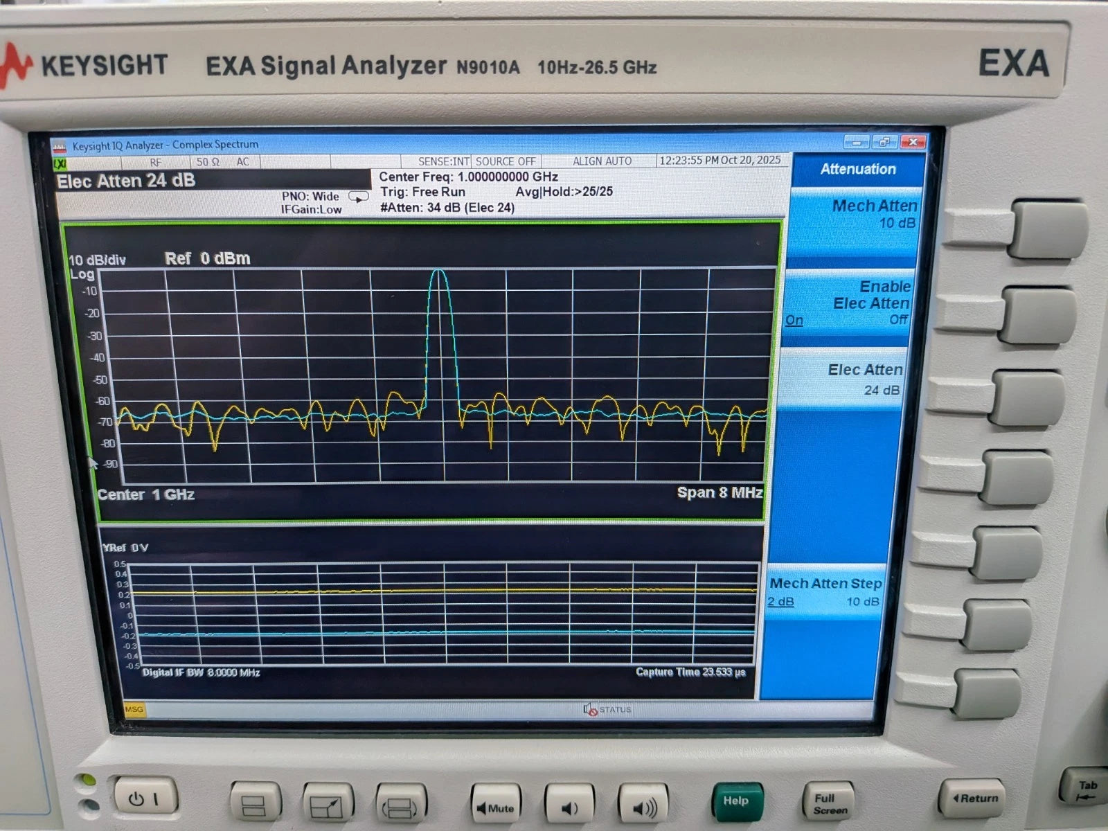 🔥Agilent Keysight N9010a (N9020a) 26.5Ghz EXA Signal Spectrum Analyzer ~ Cald!