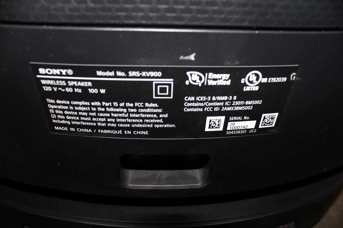 Sony SRS-XV900 X-Series Portable Bluetooth Party Speaker Black- Free shipping