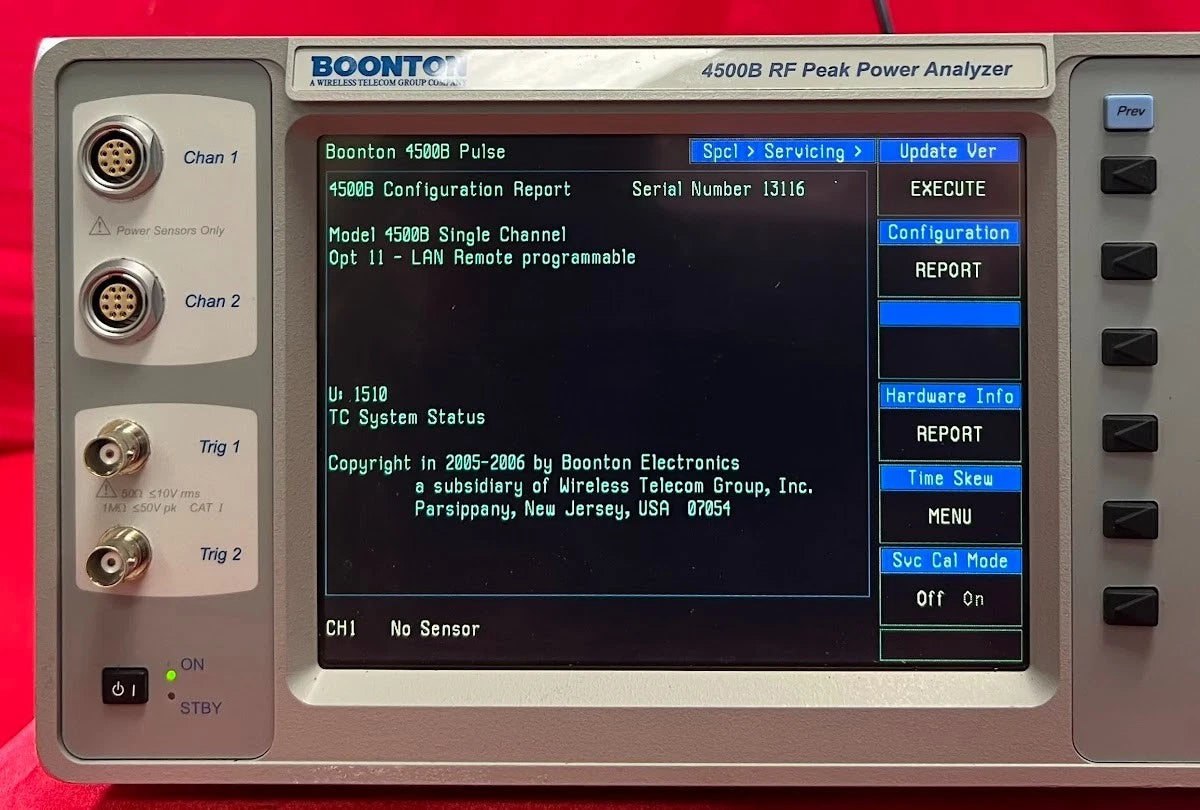 Boonton 4500B Digital Sampling Power Analyzer, 13116