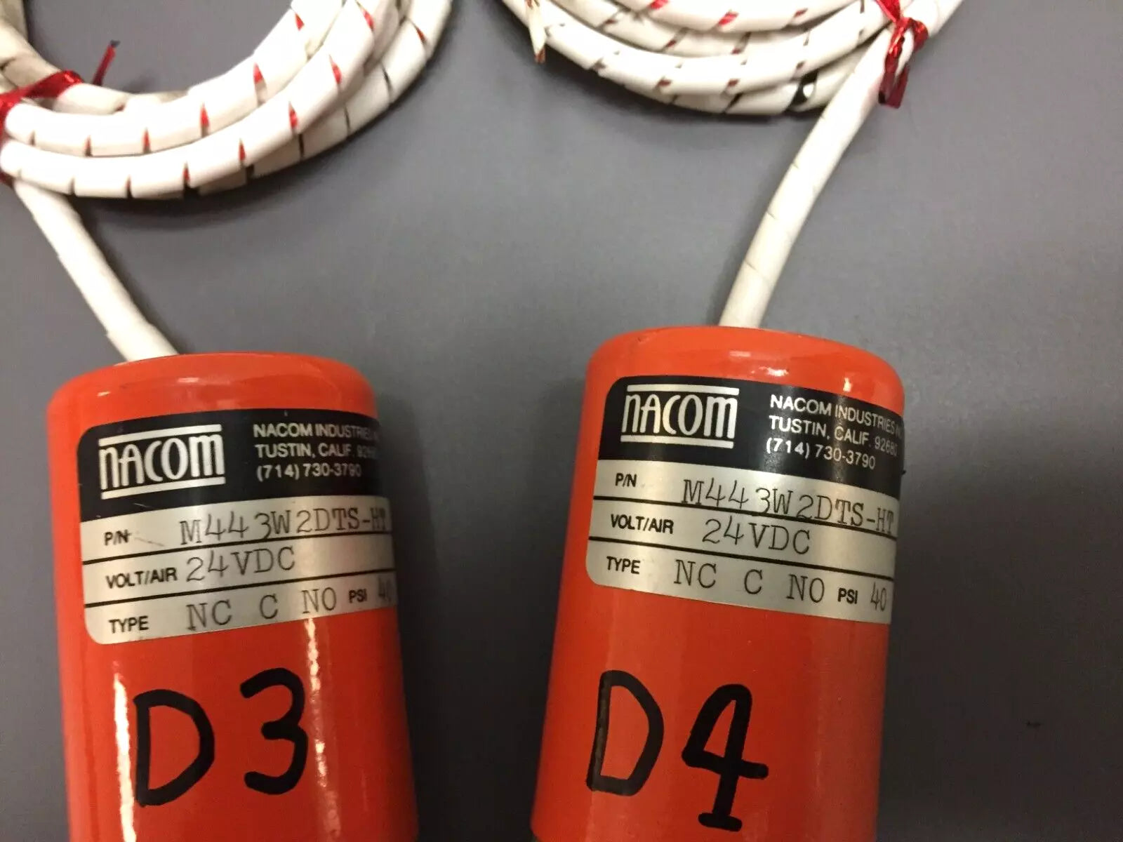 NACOM M443W2DTS-HT 24VDC 40 PSI Solenoid Valve