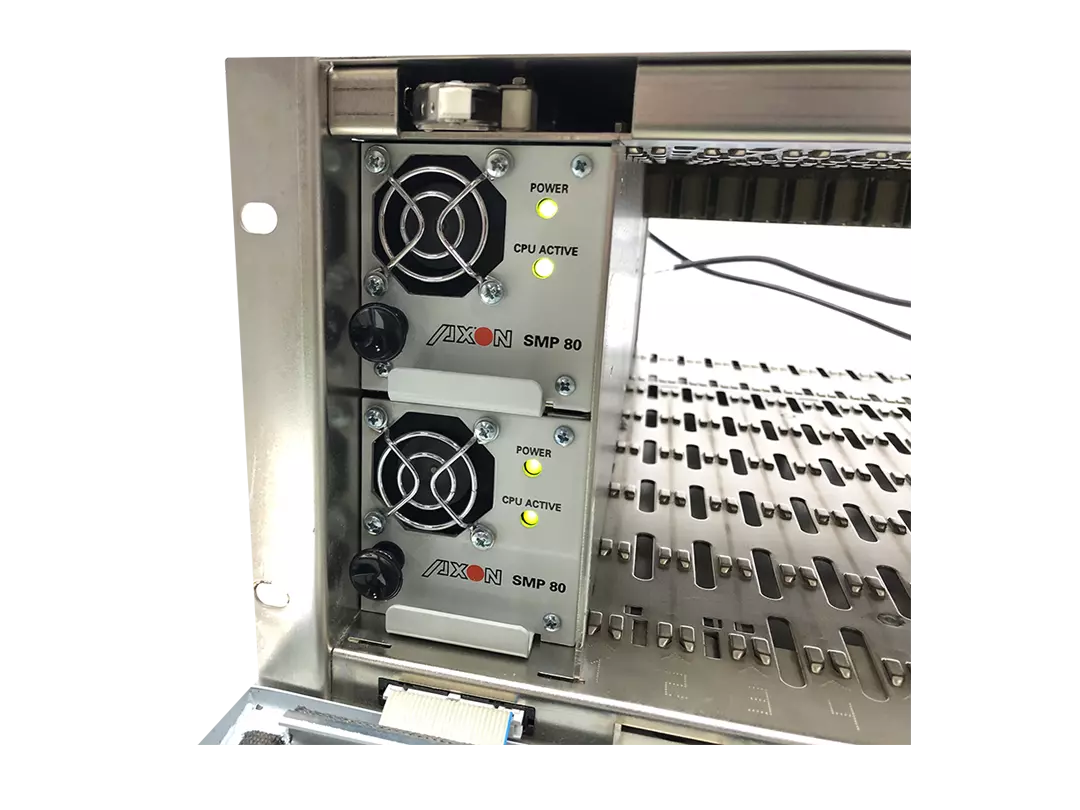 Axon SFR18 4RU Housing with 18 Slots 2 PSU