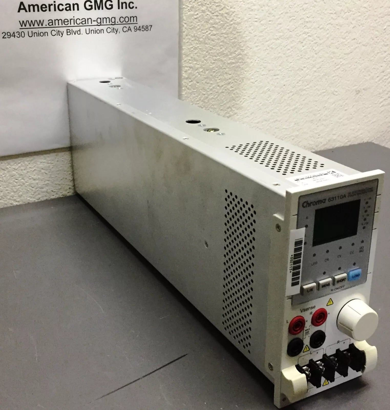 Chroma 63110A DC Electronic Load Module 0.6A-2A, 100V-500V, 100W