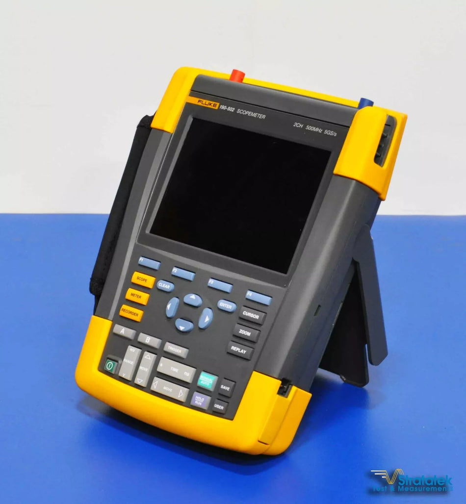 Fluke 190-502 500MHz Scopemeter 2 Channel 5GS/s - NIST Calibrated