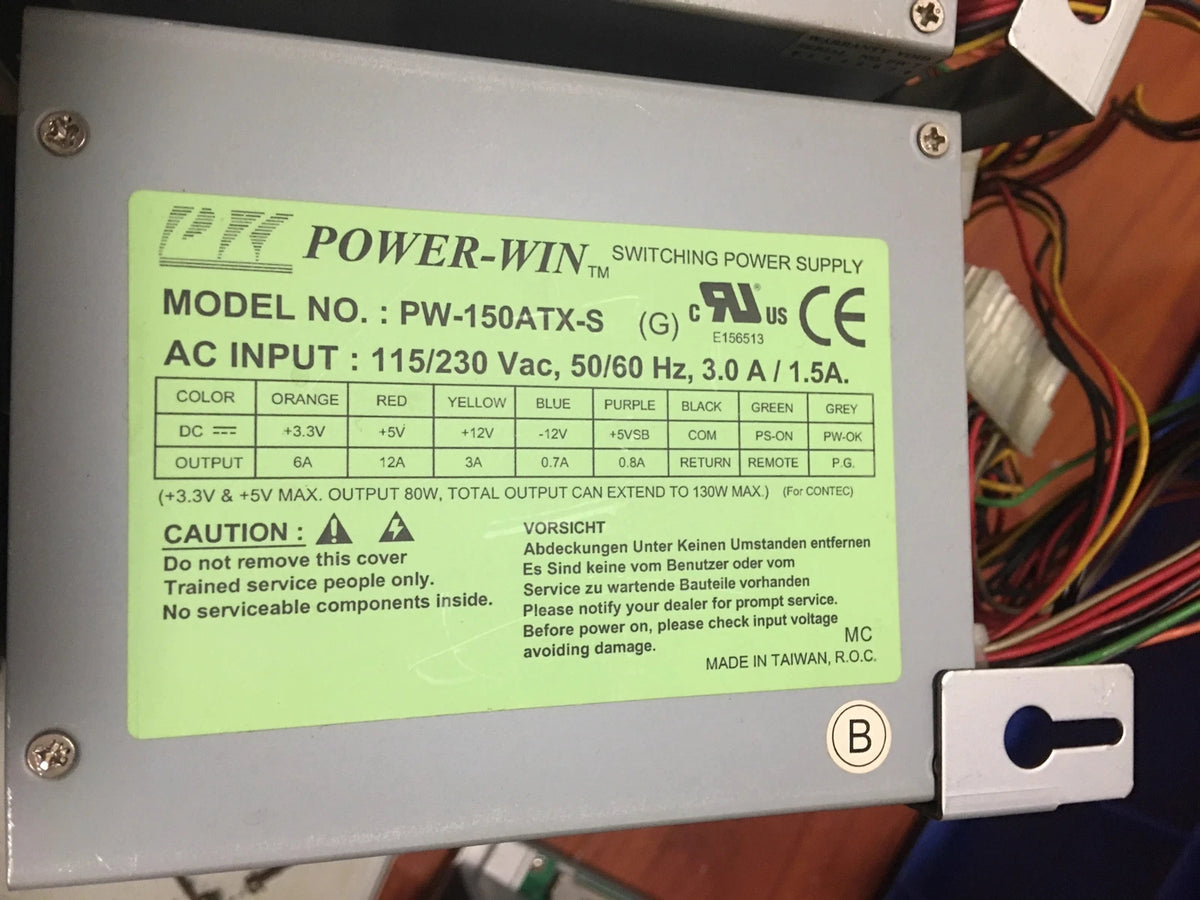 CONTEC ECH(PCI)BE-H7A PW-150ATX-S Compact Power Supply
