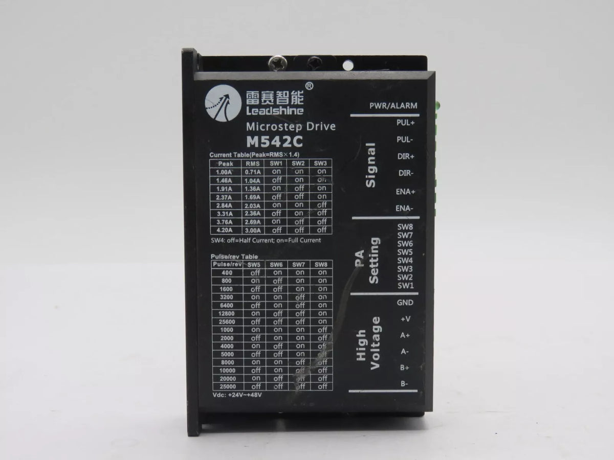 LeadShine M542C 2/4Phase Micro Step Stepper Motor Driver Controller 20-50VDC