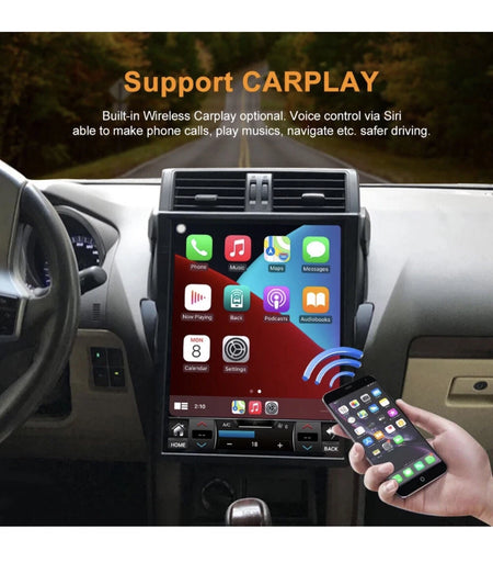 15.1Inch Screen Android 14 For Toyota Land Cruiser Prado 150 2014-2017 Car Radio