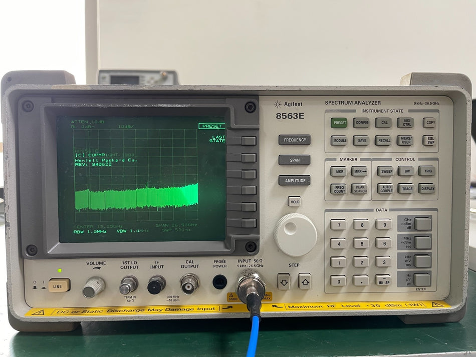 Agilent HP 8563E Spectrum Analyzer 9kHz-26.5GHz