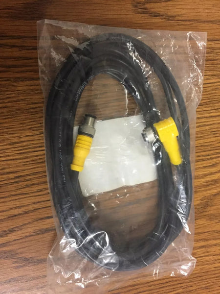 Turck WKC 8T-3-RSC 8T/S1555, U0977-16 M12 Female R/A to M12 Male Straight Cable; 8 Wi