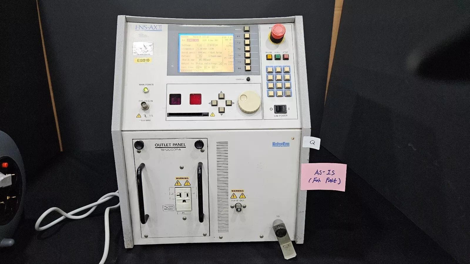 Noiseken FSN-AX2 A16 Electrical Fast Transient/Burst Simulator (2335)