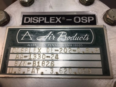 Air Products Displex DE-202-O.S.P Pneumatic Cryocooler Cryo Pump with Regulator