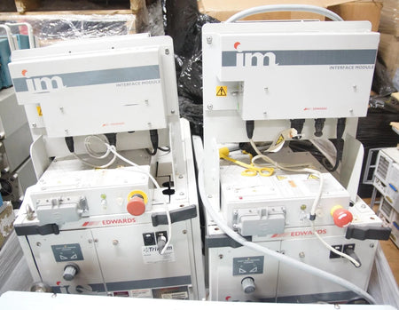 Pair of Edwards iQDP40 Dry Vacuum Pumps with Interface Modules