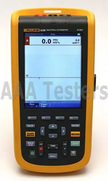 Fluke 123B Industrial ScopeMeter Dual-Input 20MHz HandHeld Oscilloscope - XG eqpt