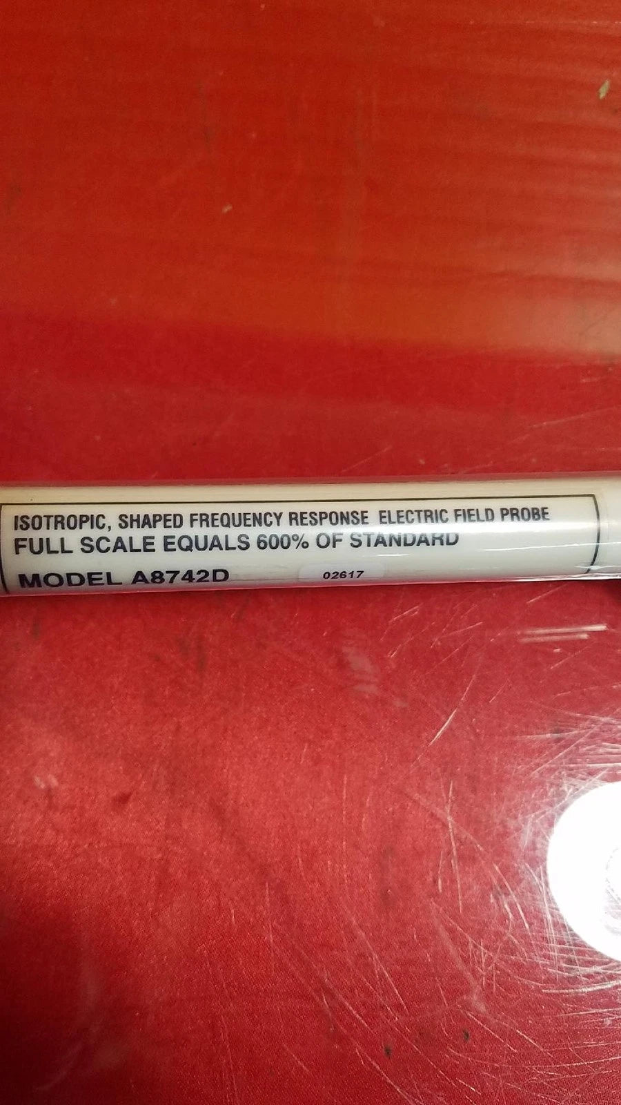 Narda 8712 Survey Meter with A8742D Field Probe in Case S/N 22014