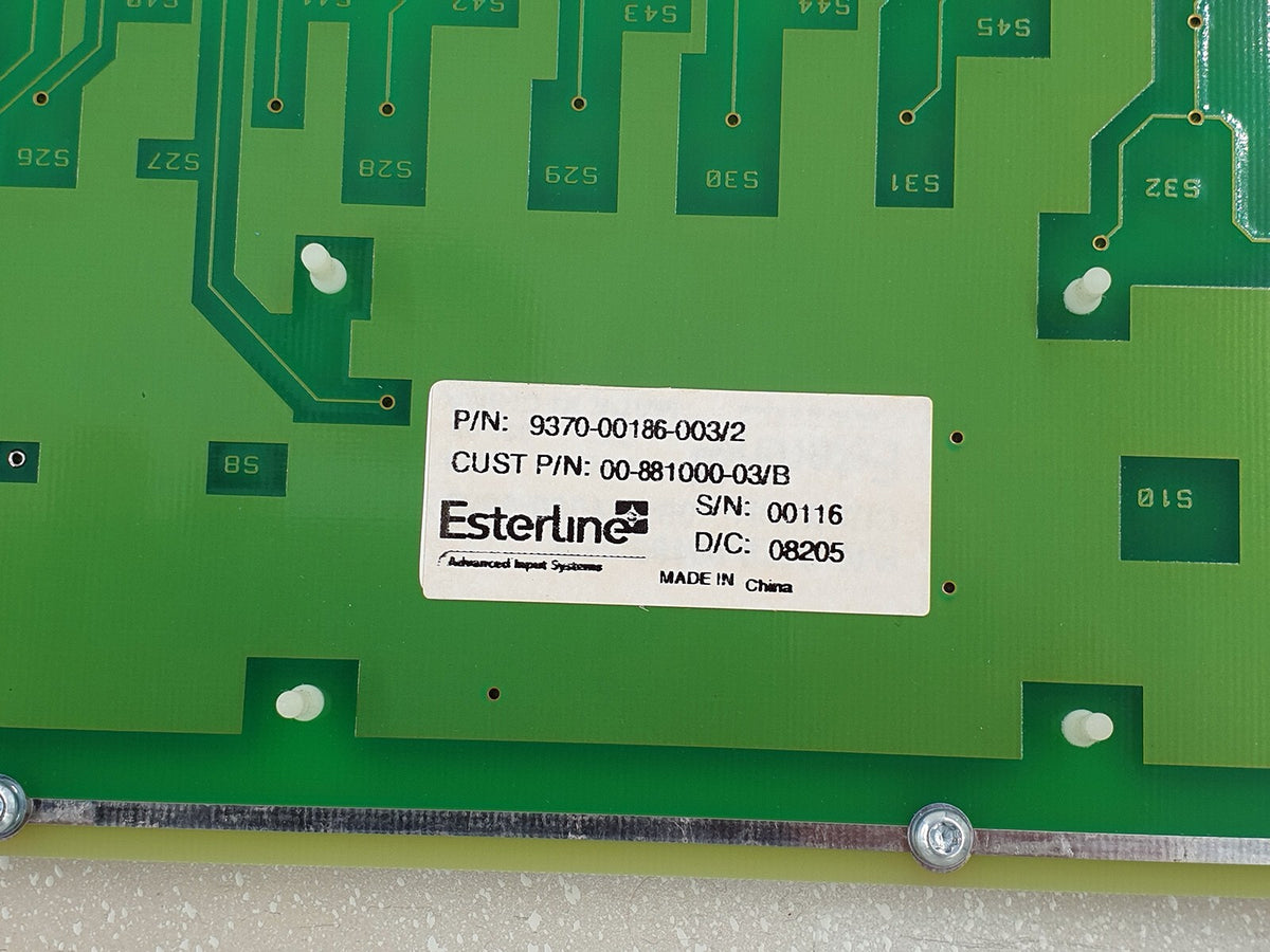 GE 9800 Plus Cardiac Panel Assy Control