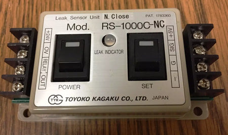 Toyoko Kagaku RS-1000C 24VDC Leak Sensor Unit