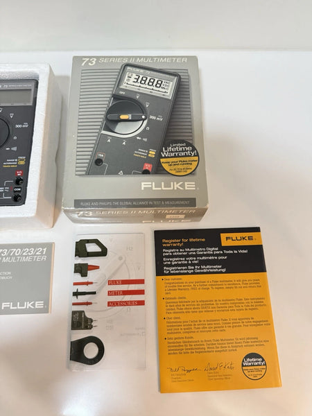 FLUKE 73 Series II Multimeter in New Factory Box - Tested & Fast Shipping
