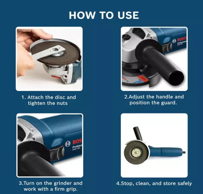 BOSCH Professional GWS 600 Angle Grinder for Versatile Cutting and Grinding