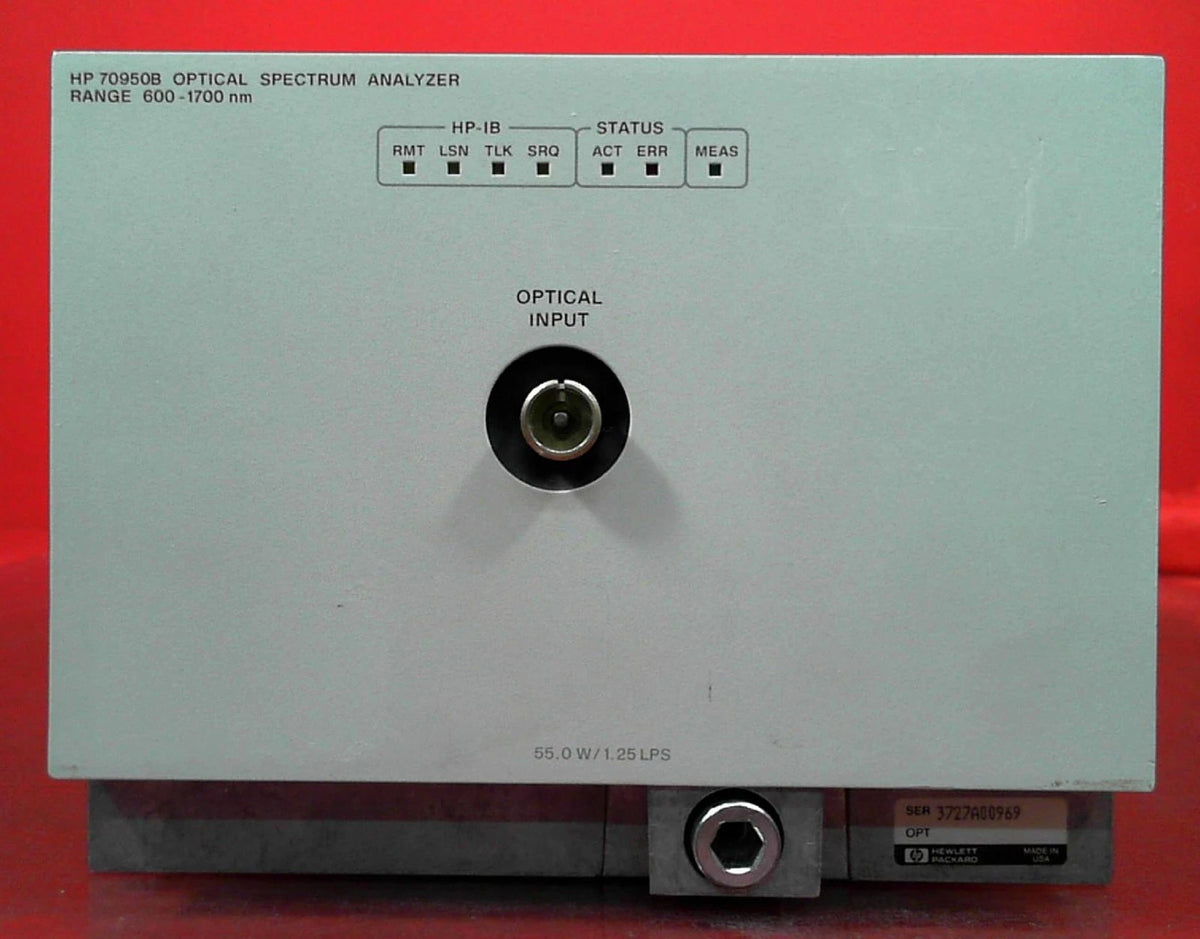 HP Agilent Keysight 70950B Optical Spectrum Analyzer Module 600-1700nm