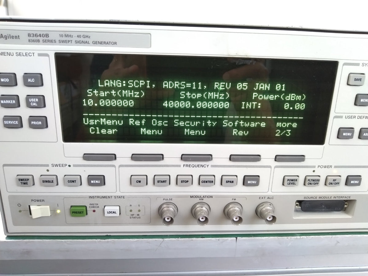 Agilent 83640B 10MHz-40GHz Synthesized Sweep Signal Generator _ 1338