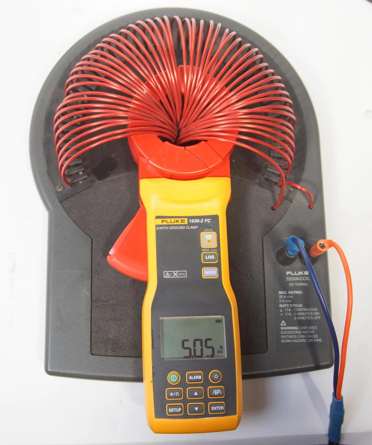 Fluke 1630-2 FC Earth Resistance Ground Clamp / Meter