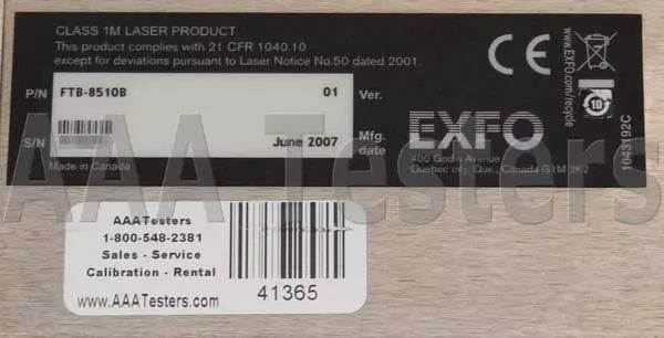 EXFO FTB-8510B Packet Blazer 1 Gig Ethernet Test Module 4 FTB-200 FTB 8510B 200