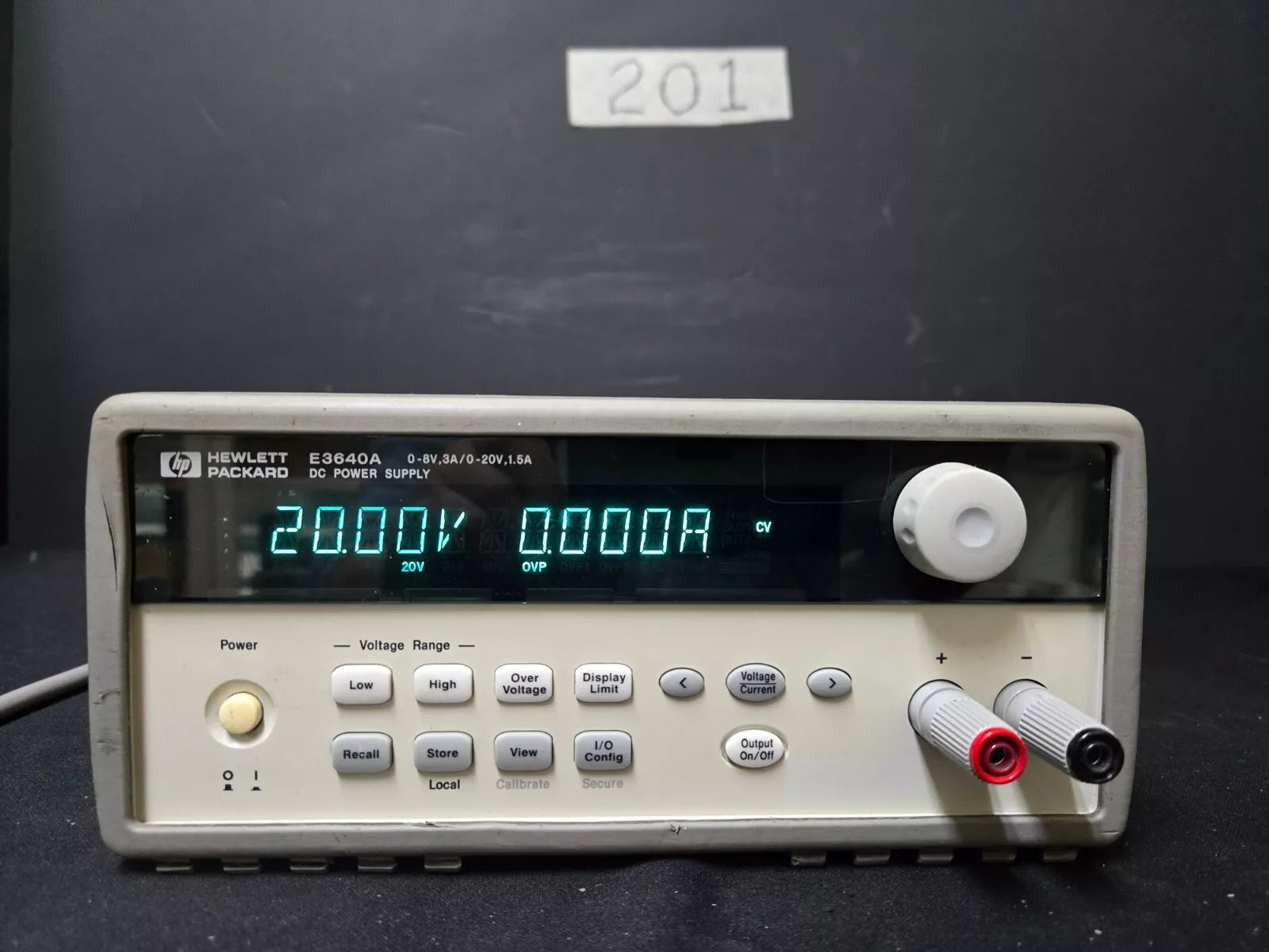 Agilent E3640A 8V 3A / 20V 1.5A DC Power Supply (1938)