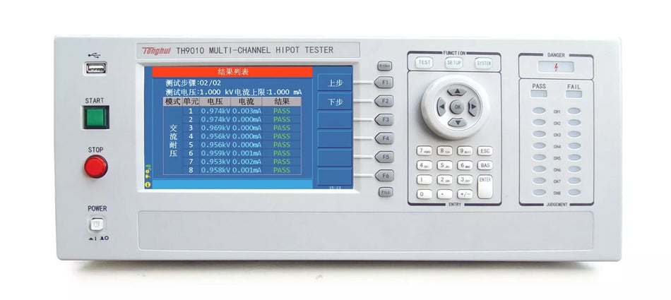 Tonghui TH9010 MultiChannel AC/DC Voltage and Insulation Resistance Hipot Tester