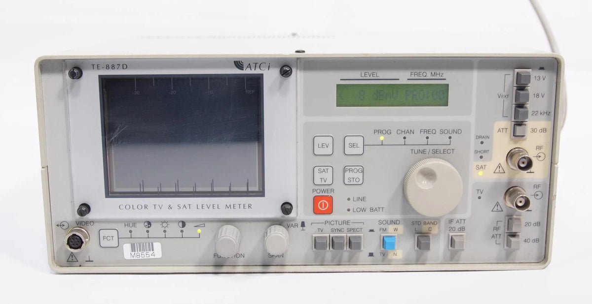 Atci Te-887D Cable TV Spectrum Analyzer TV And Satellite Spectrum Analyzer