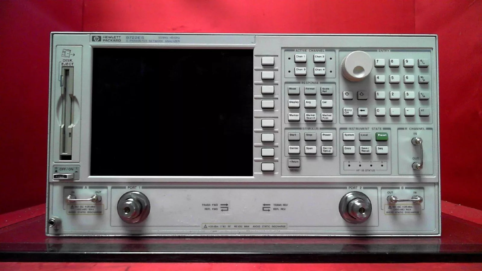 Agilent/Keysight 8722ES Opt. 012 Vector Network Analyzer 50MHz to 40GHz