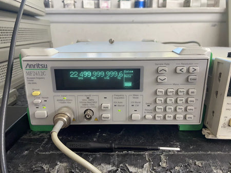 Anritsu MF2412C Microwave Frequency Counter 10Hz - 22.5GHz NIST Cal'd Opt 2