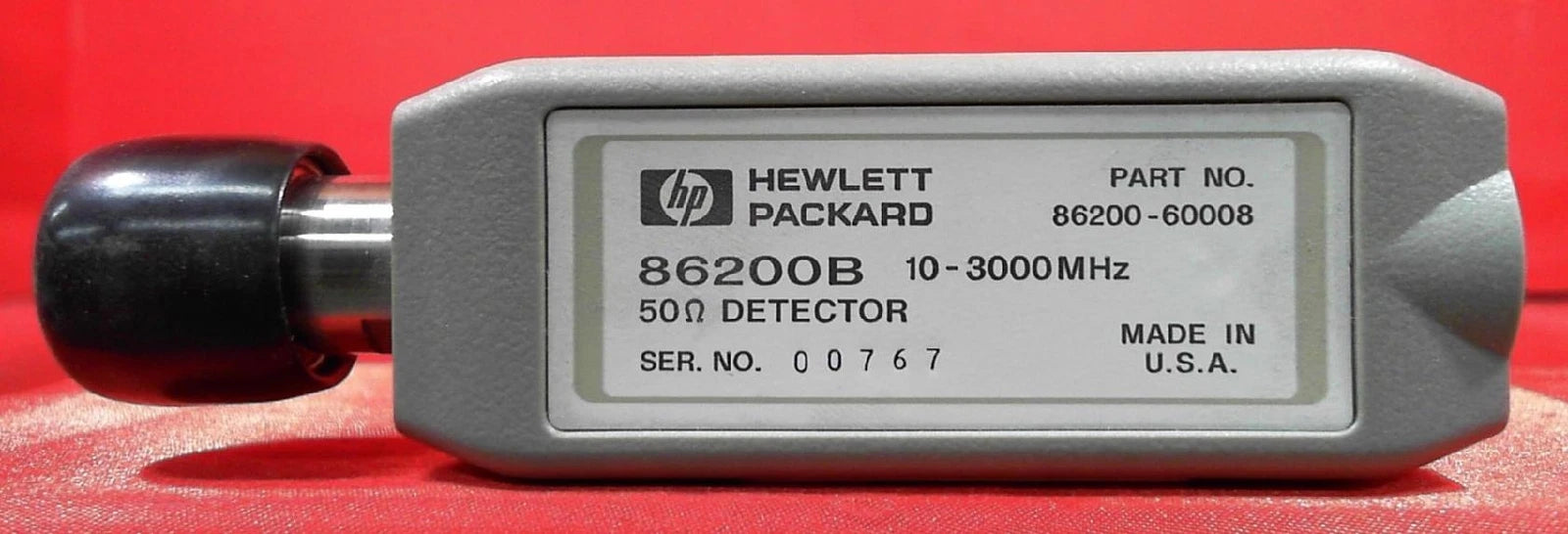 HP Agilent Keysight 86200B RF Scalar Detector 50 Ohms 10MHz to 1300MHz