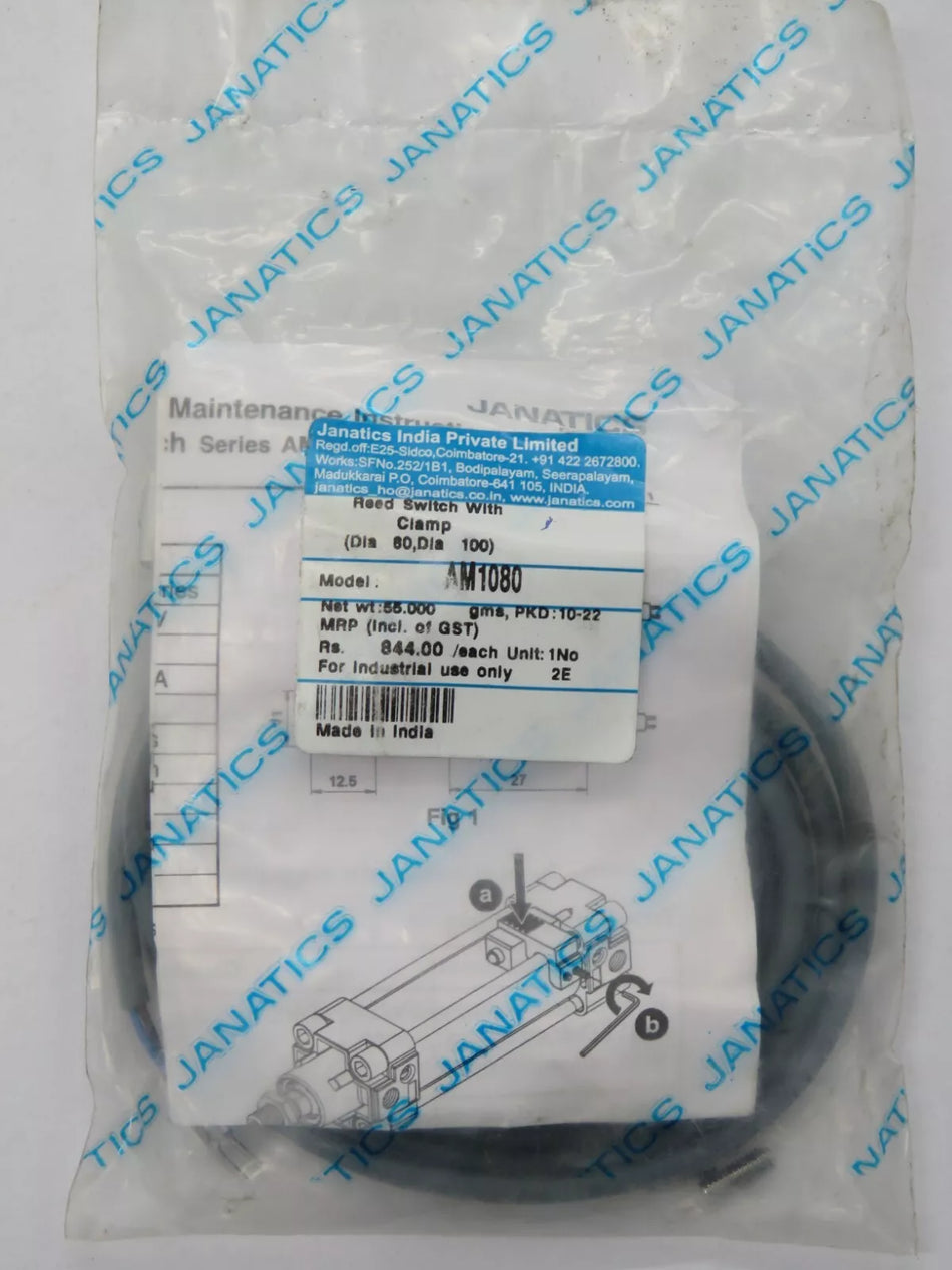 Janatics AM1080 Reed Switch with Clamp (A13080,100)