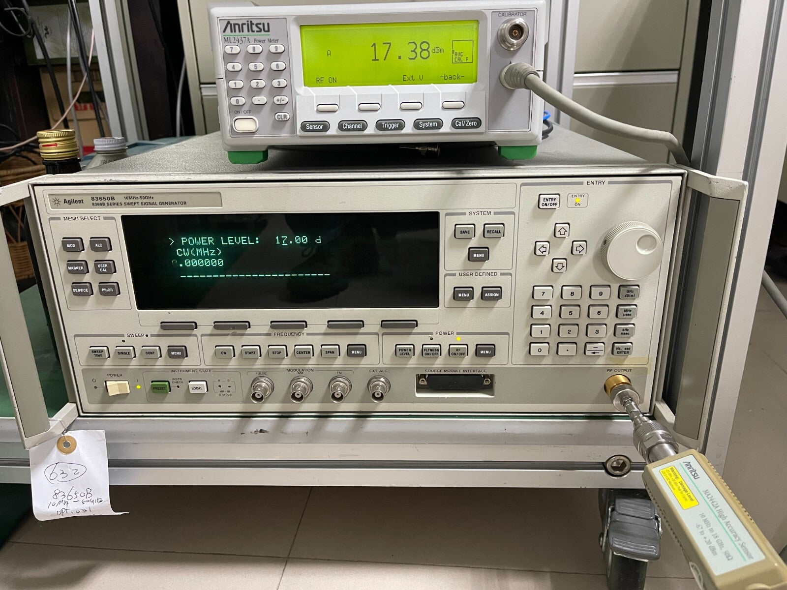 Anritsu MA2442A High Accuracy Power Sensor , 10 MHz 18 GHz ,  -67 +20 dBm