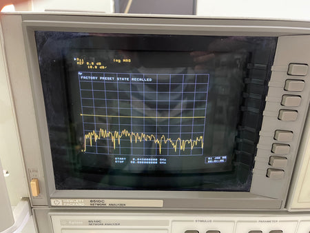 HP Agilent 8510C Vector Network Analyzer System 45MHz - 50GHz , w/HP83650B (CRT) - XG eqpt