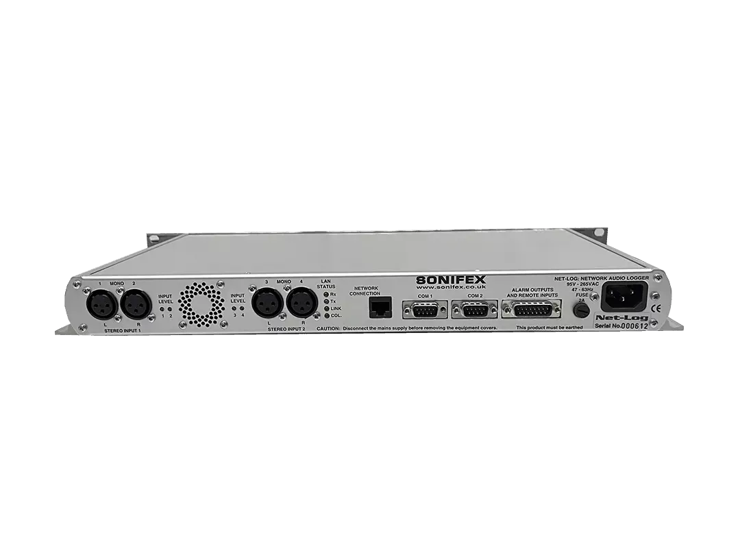 Audio Loggers Sonifex Net-Log 4 Channel NETWORK Audio Logger – XG eqpt