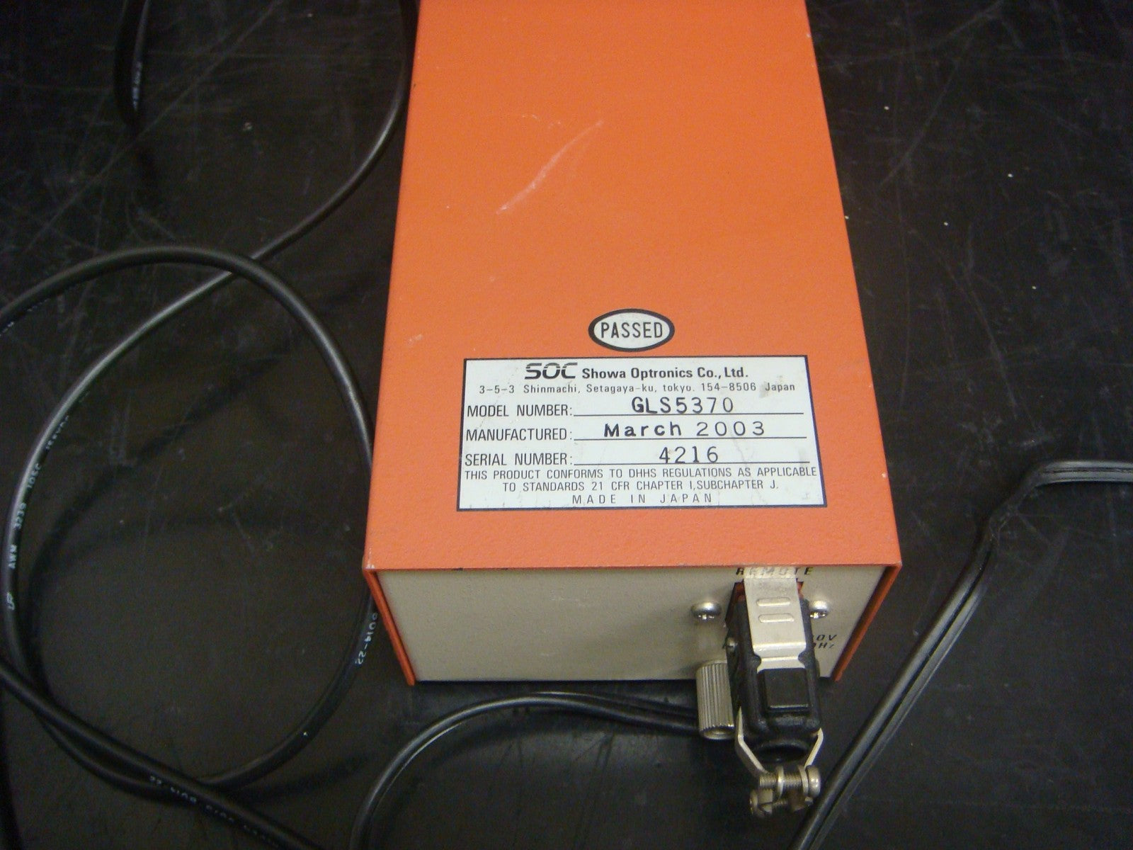 GLG5240 HeNe Laser by SOC
