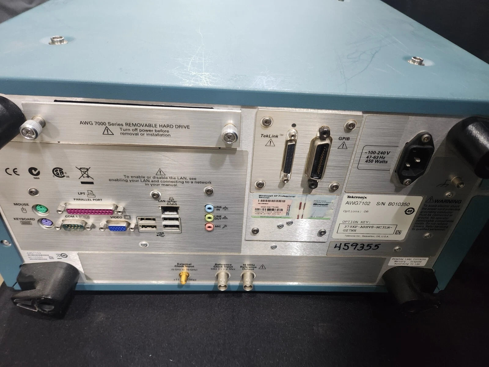 Tektronix AWG7102 10GS/s 2CH Arbitrary Waveform Generator AS IS Selling (0350)